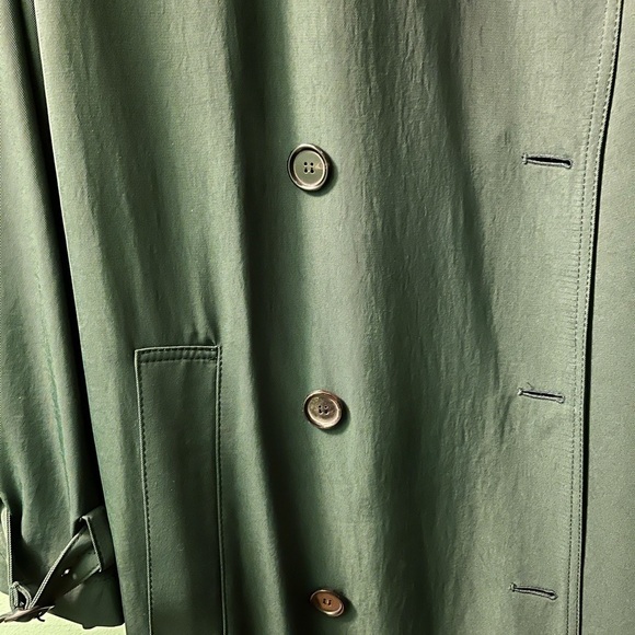 Acne hunter green trench coat - Picture 4 of 9